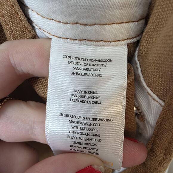 Wolverine Tan Sawmill Non-Insulated Durable Bib Denim Overalls Size Large - Picture 7 of 7